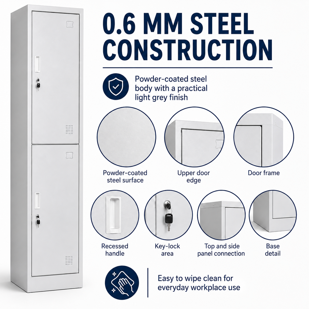 TreeJar 2 door locker Skyland STEL SSL-2 - view 5
